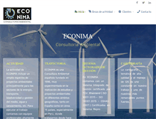 Tablet Screenshot of econima.com